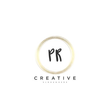 İlk imza, düğün, moda, mücevher, butik, çiçek ve botanik gibi yaratıcı şablona sahip ilk el yazısı logosu, el yazısı sanat tasarımı..