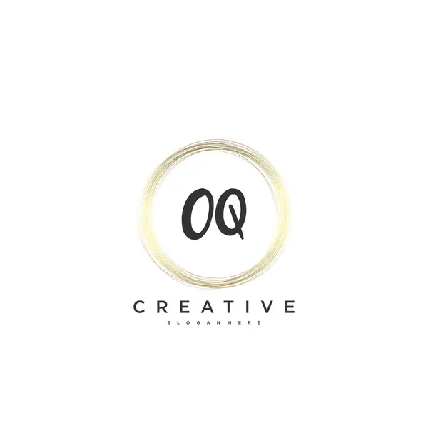 Beauty Vector Eerste Logo Handschrift Logo Art Design Van Eerste — Stockvector