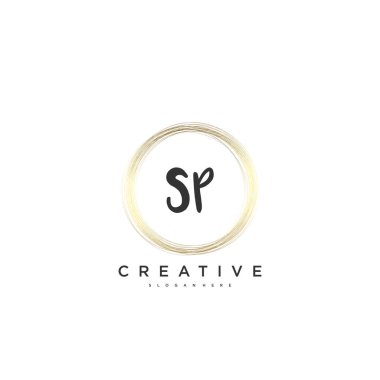 İlk imza, düğün, moda, mücevher, butik, çiçek ve botanik gibi yaratıcı şablona sahip ilk el yazısı logosu, el yazısı sanat tasarımı..