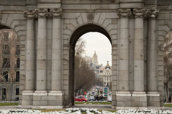 Puerta de alcala Madrid — Foto Stock