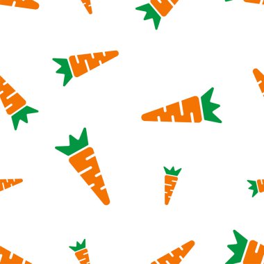 Havuç simgesi ile kusursuz desenler