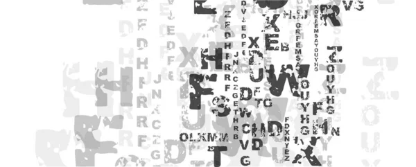 Abstrakter Hintergrund Mit Alphabet — Stockvektor