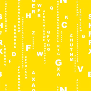 Gri arkaplan üzerinde harf ve pürüzsüz desen.