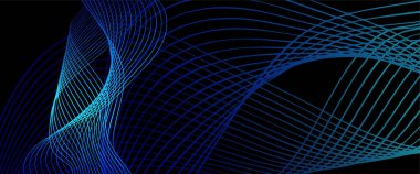 Dalgalı soyut mavi arkaplan