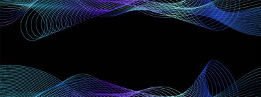 Dalgalı soyut mavi arkaplan