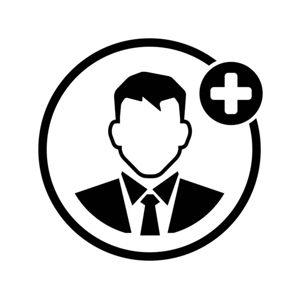 Icône Médecin Logo Vectoriel — Image vectorielle