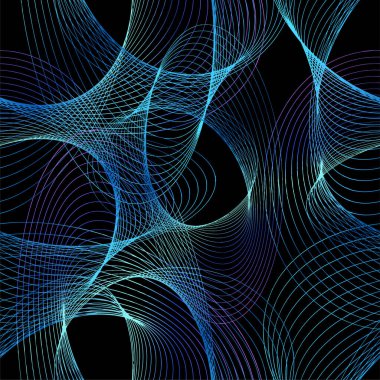 Neon çizgileri olan kusursuz desen