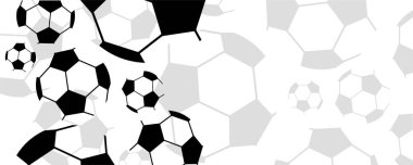 futbol topu arkaplan vektörü