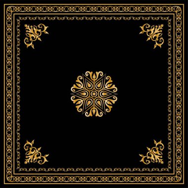 Değerli taşlar, altın zincirler ve incilerle süslenmiş kusursuz desenler..