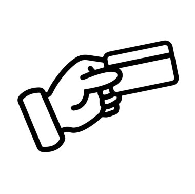 Beyaz arkaplandaki bağlantısız kart simgesi