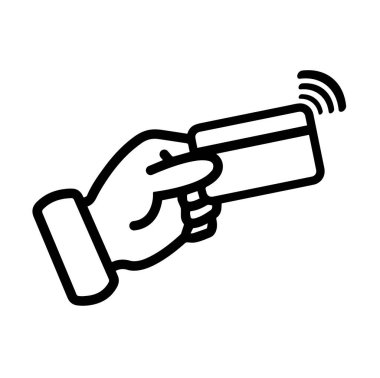 Beyaz arkaplandaki bağlantısız kart simgesi