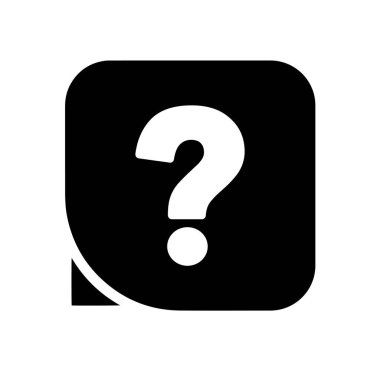 Beyaz arkaplanda soru işareti