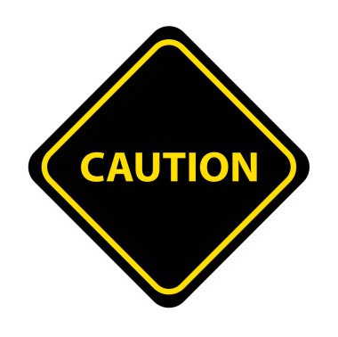 beyaz arkaplanda uyarı işareti