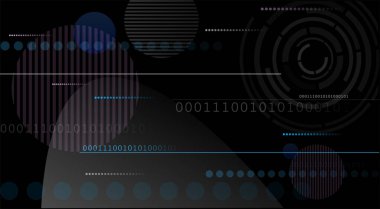Soyut geometrik arkaplan. Renklerin ve şekillerin dinamik ve modern tasarımı.