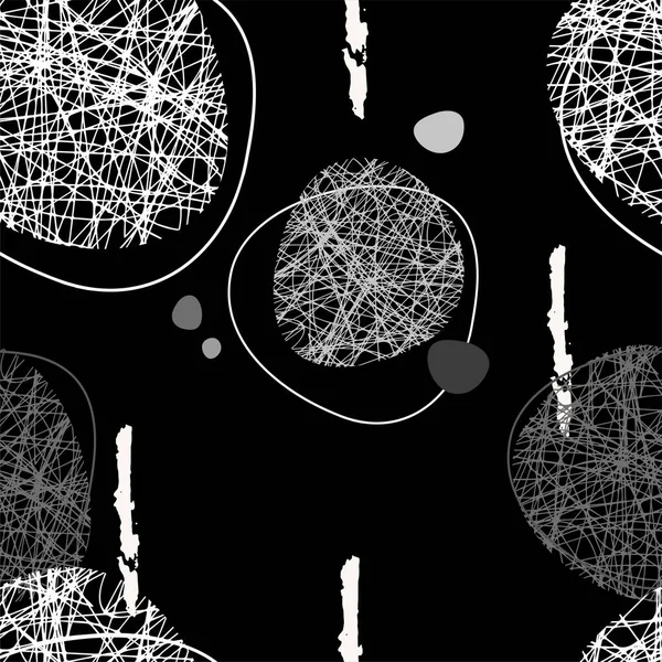 Nahtlose Muster Mit Abstrakten Geometrischen Formen — Stockvektor