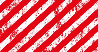 Uyarı işareti. İnşaat arka planı altında.