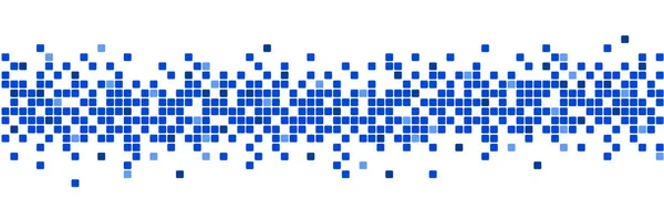 Abstrait Bleu Mozaic Sur Fond Blanc — Image vectorielle