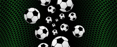 Futbolla modern arka plan.