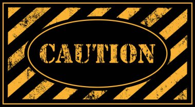 Dikkat kırmızı işareti. Vektör simgesi.