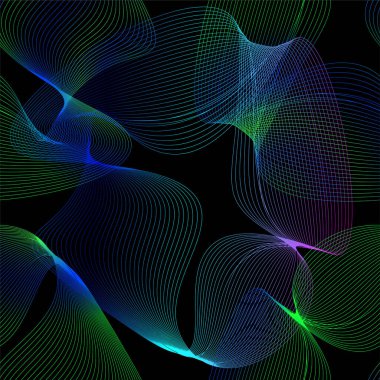 Neon çizgileri olan kusursuz desen