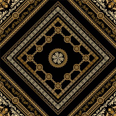 Değerli taşlar, altın zincirler ve incilerle süslenmiş kusursuz desenler..