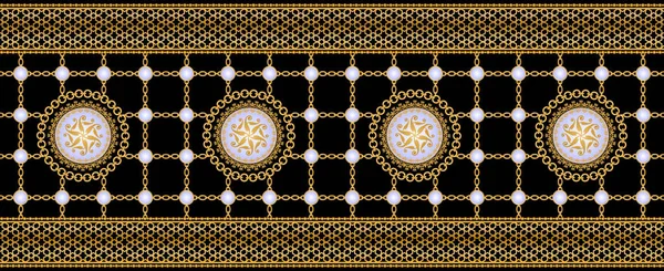 Tradiční Tapeta Barokním Stylu Grafický Vzor Pro Tkaniny Tapety Obaly — Stock fotografie