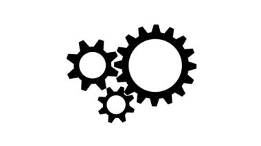 Beyaz arkaplanda vitesler