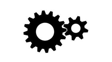 Beyaz arkaplanda vitesler