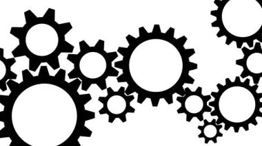 Beyaz arkaplanda vitesler