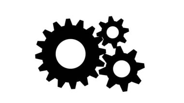 Beyaz arkaplanda vitesler