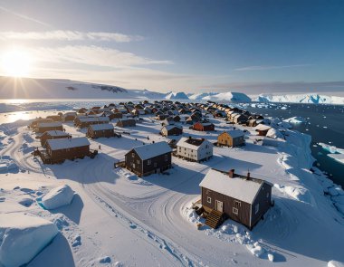 Dağın tepesinden manzara