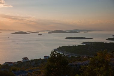 Kornati - Murter Adası görünümünden