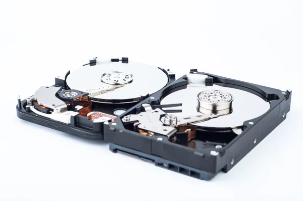 Two hard disk drives closeup — Stock Photo, Image