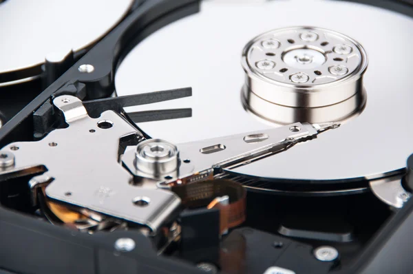 Closeup dvou pevných disků — Stock fotografie