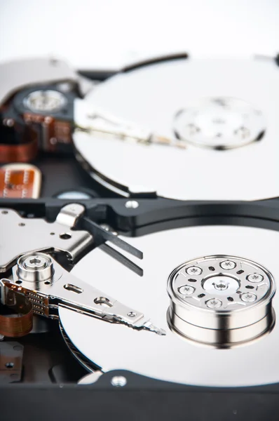 Two hard disk drives closeup — Stock Photo, Image