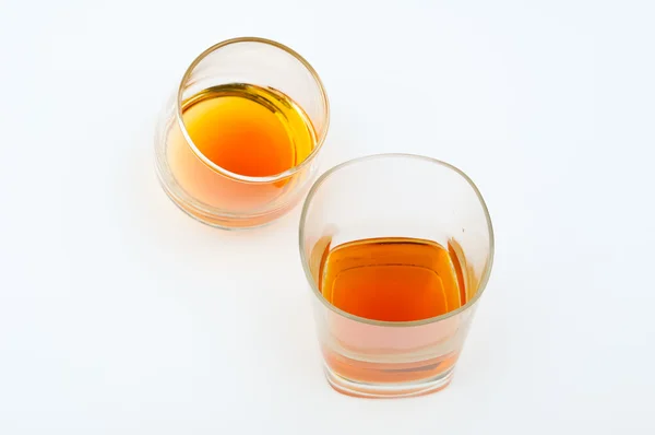Twee glas whisky — Stockfoto
