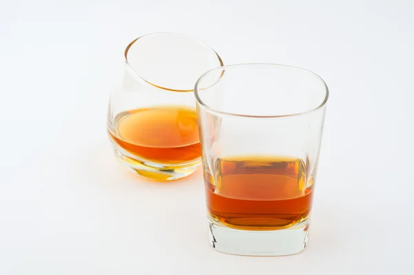 Twee glas whisky — Stockfoto