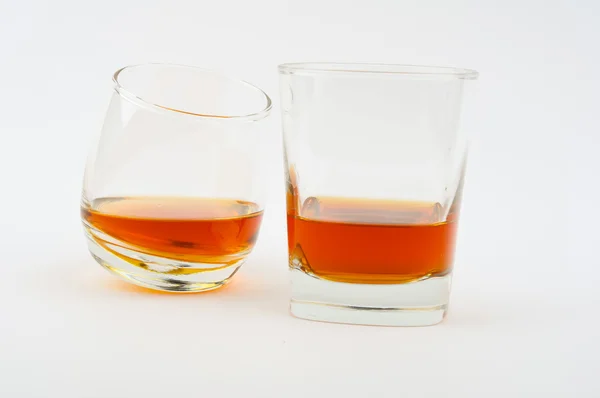 Twee glas whisky — Stockfoto