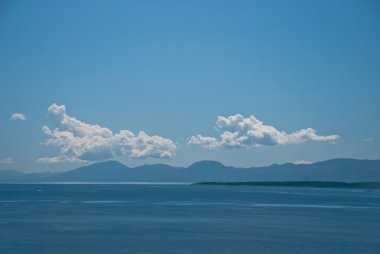 Hırvat deniz manzarası