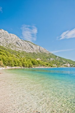 Hırvat deniz manzarası