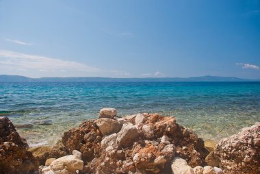 Hırvat deniz manzarası