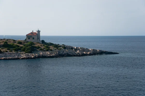 Phare sur l'île de Vis — Photo