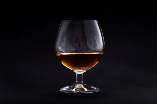 Cognac in glas — Stockfoto