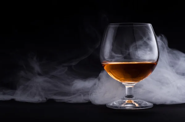 Cognac in glass — Stock Photo, Image