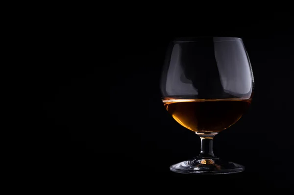 Cognac in glas — Stockfoto