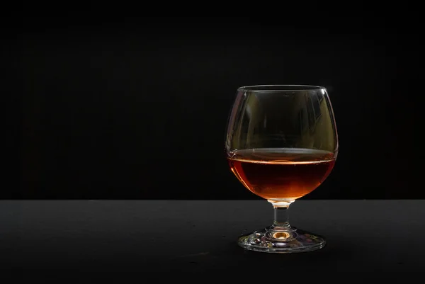 Cognac glas — Stockfoto