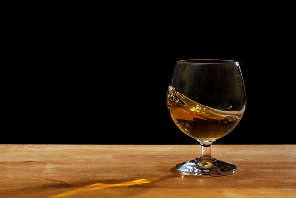 Cognac glas — Stockfoto