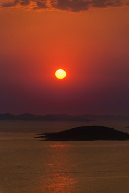 Günbatımı Kornati Adaları