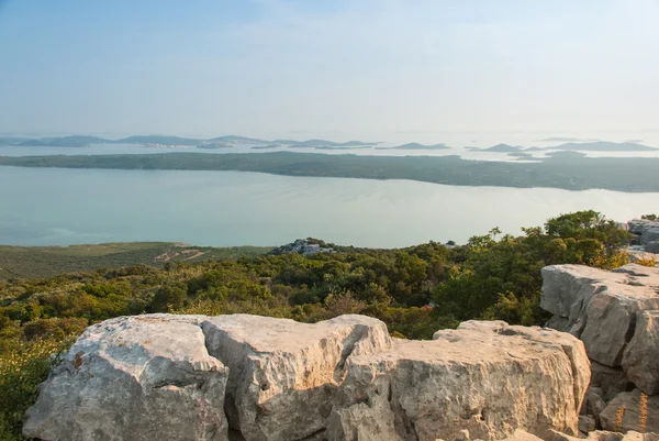 Lago Vransko e islas Kornati — Foto de Stock