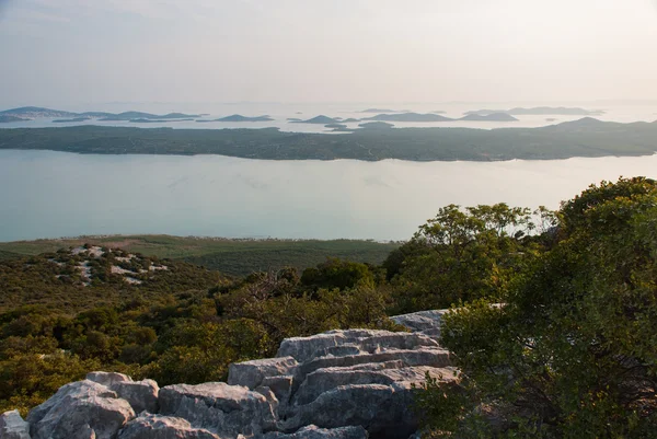 Lago Vransko e islas Kornati — Foto de Stock